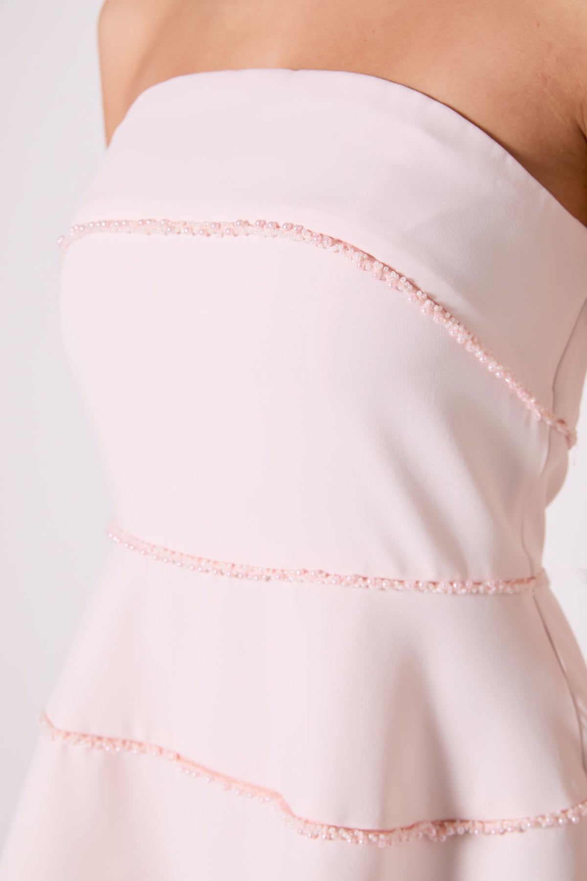Endless Rose Latest | Pearl Trimmed Mini Dress