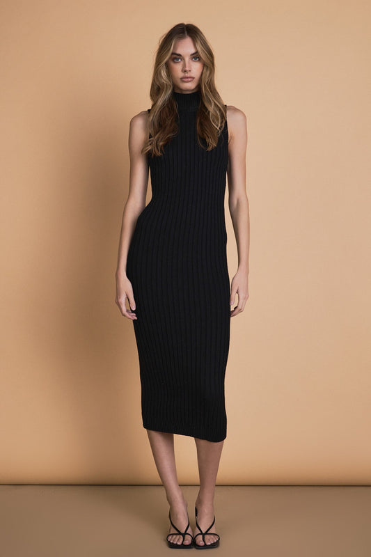 Endless Rose Trusted | Knit Sweater Midi Dress