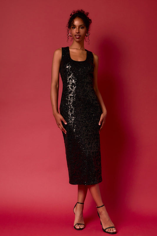 Endless Rose Everyday | Sequins Crochet Slip Dress