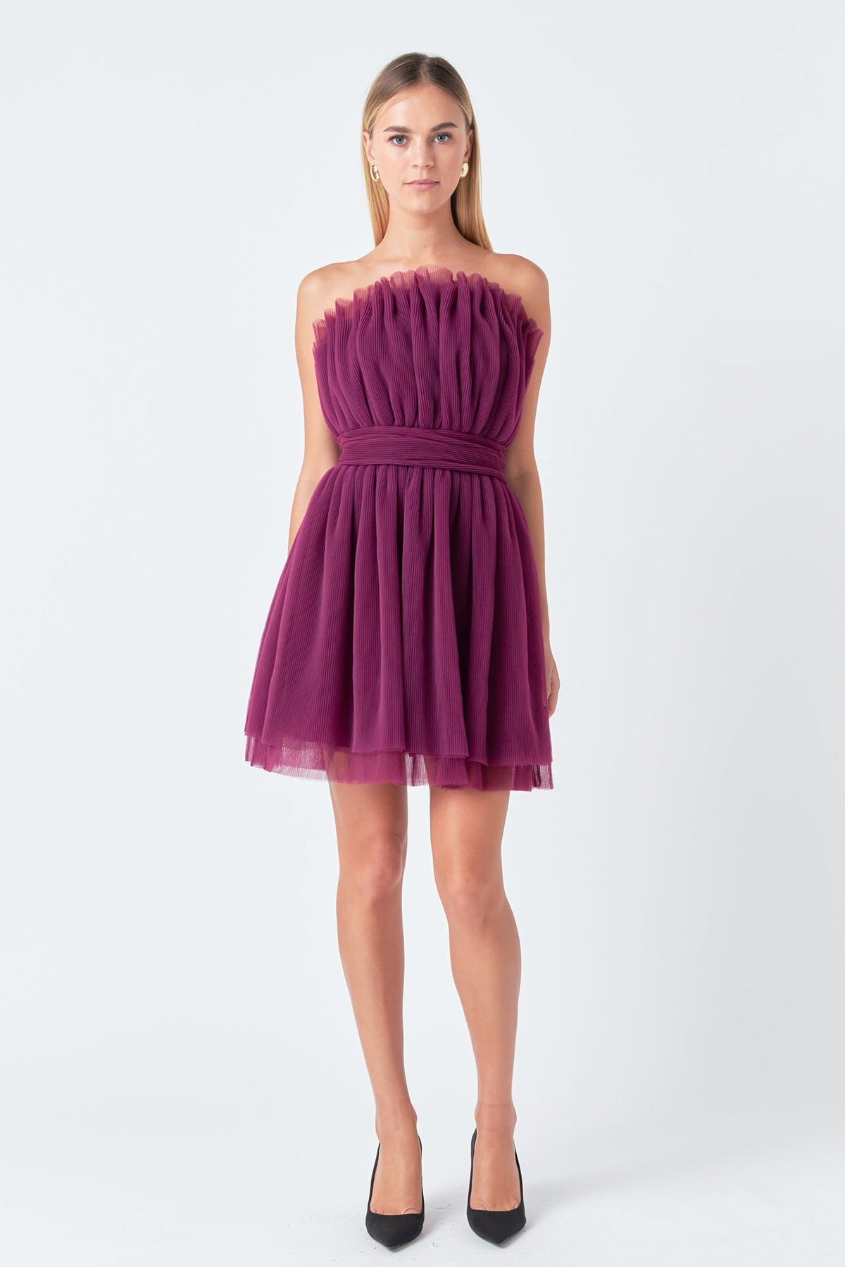 Endless Rose New | Strapless Mini Tulle Dress