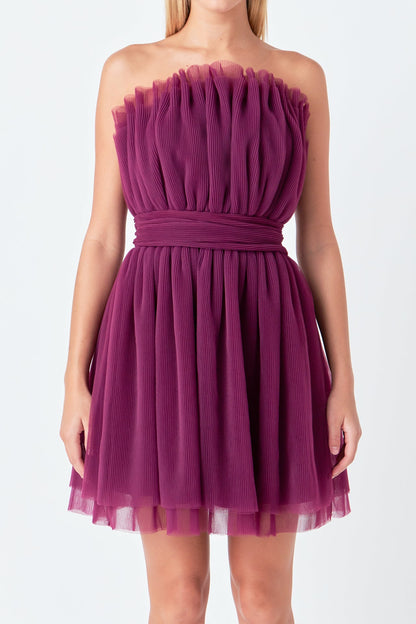 Endless Rose New | Strapless Mini Tulle Dress