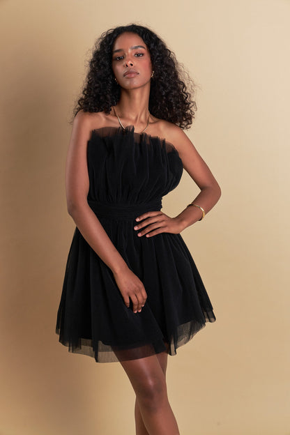 Endless Rose New | Strapless Mini Tulle Dress