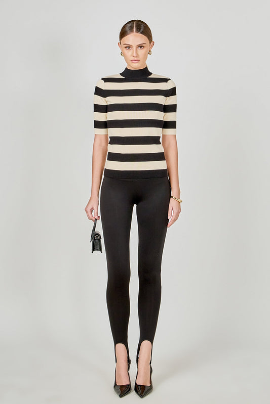 Endless Rose Best Seller | Striped Knit Top
