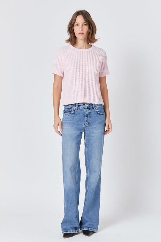 Endless Rose Discount | Sequins Sweater Top