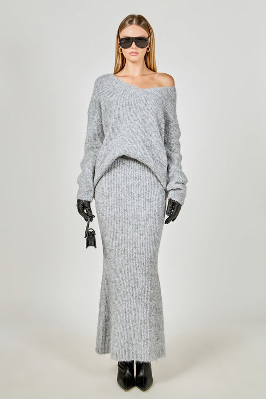 Endless Rose Trending | Furry V Neck Sweater