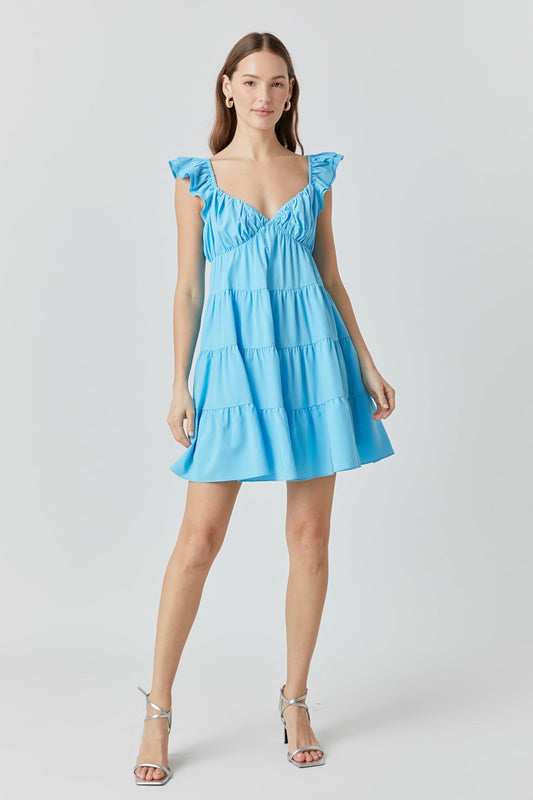 Endless Rose Trusted | Tiered Mini Dress