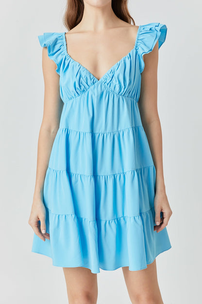 Endless Rose Trusted | Tiered Mini Dress