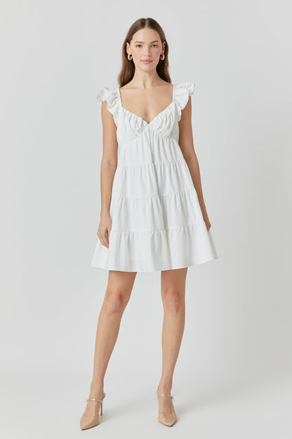 Endless Rose Trusted | Tiered Mini Dress