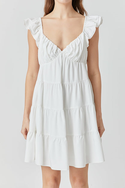 Endless Rose Trusted | Tiered Mini Dress