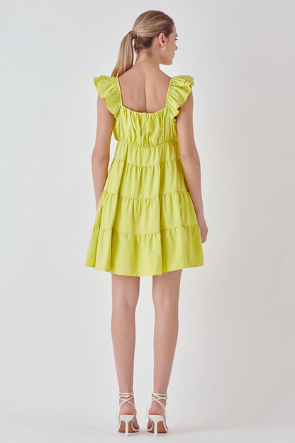 Endless Rose Trusted | Tiered Mini Dress