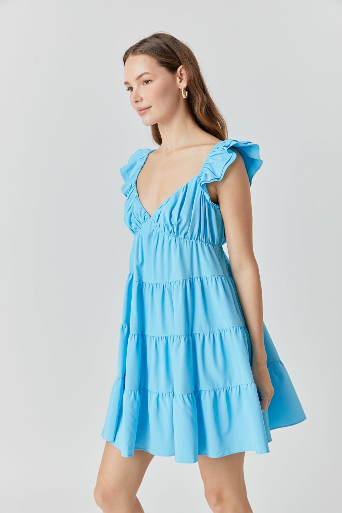 Endless Rose Trusted | Tiered Mini Dress