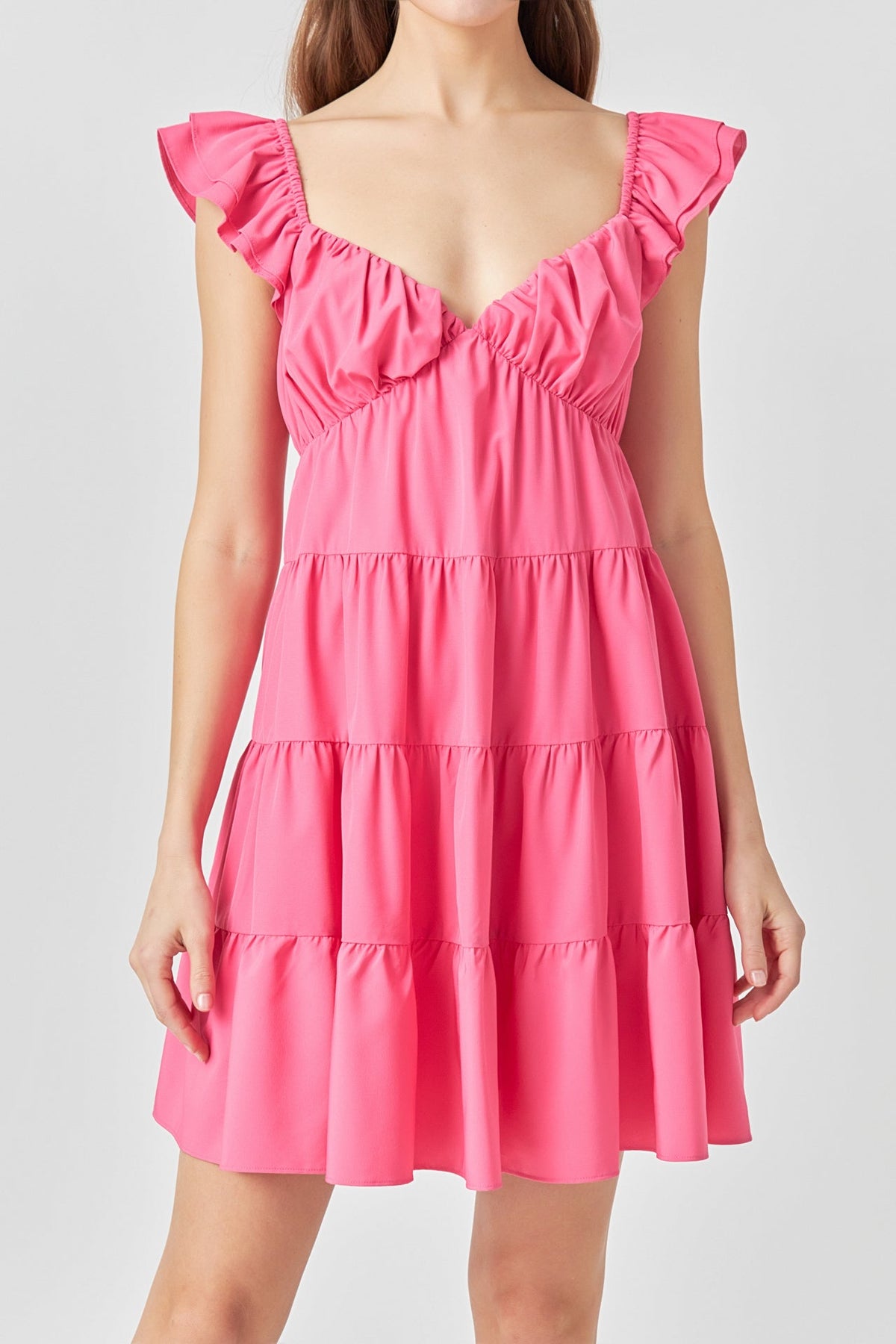 Endless Rose Trusted | Tiered Mini Dress