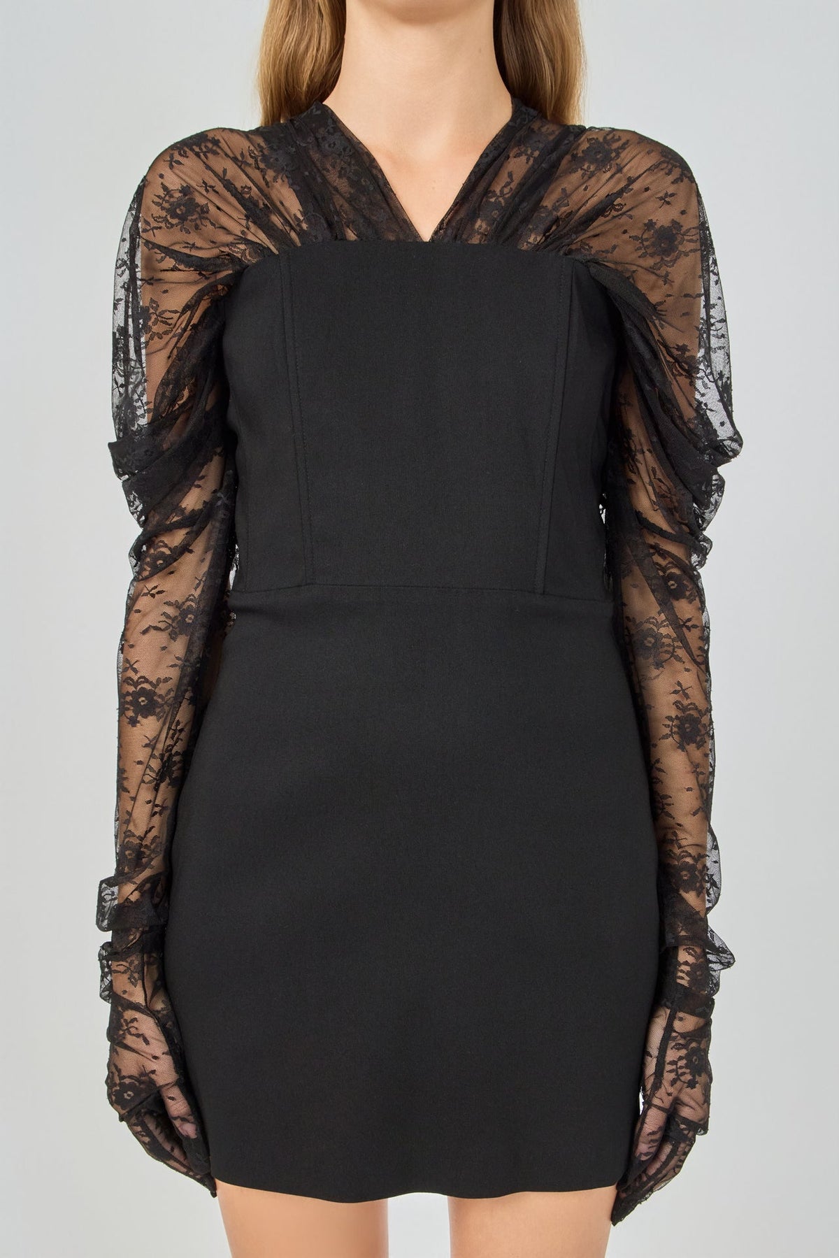 Endless Rose Signature | Mini Dress With Glove Sleeves