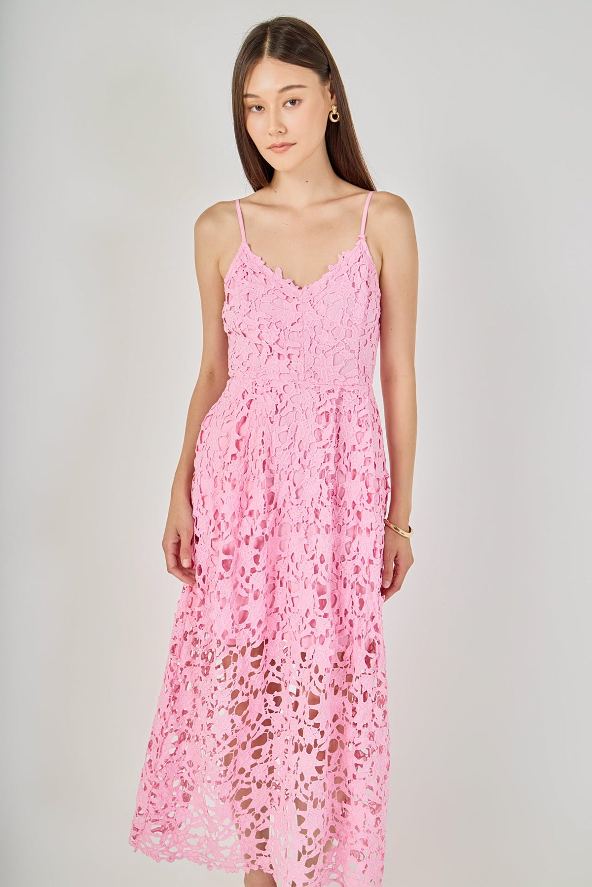 Endless Rose New | Lace Midi Dress