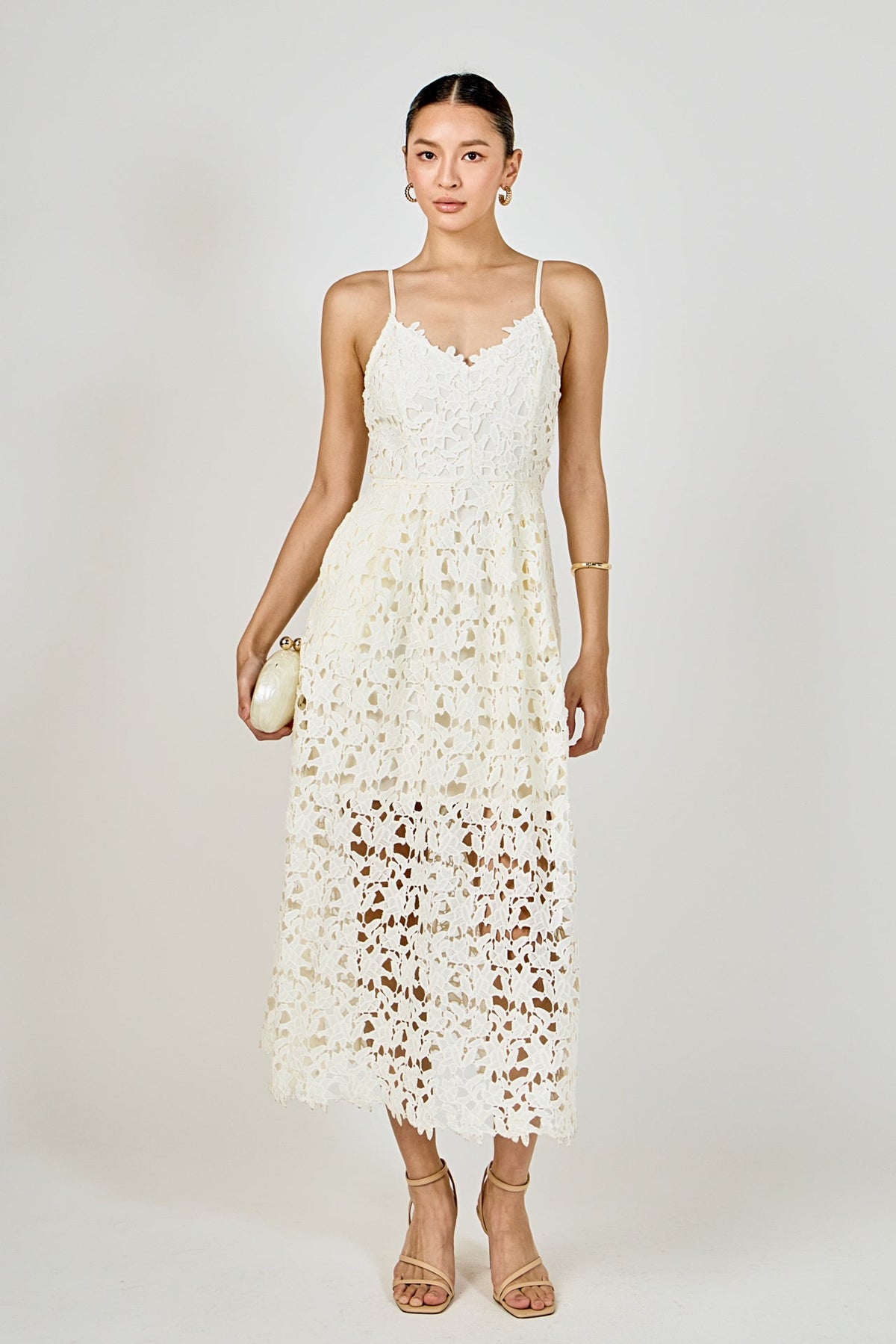 Endless Rose New | Lace Midi Dress