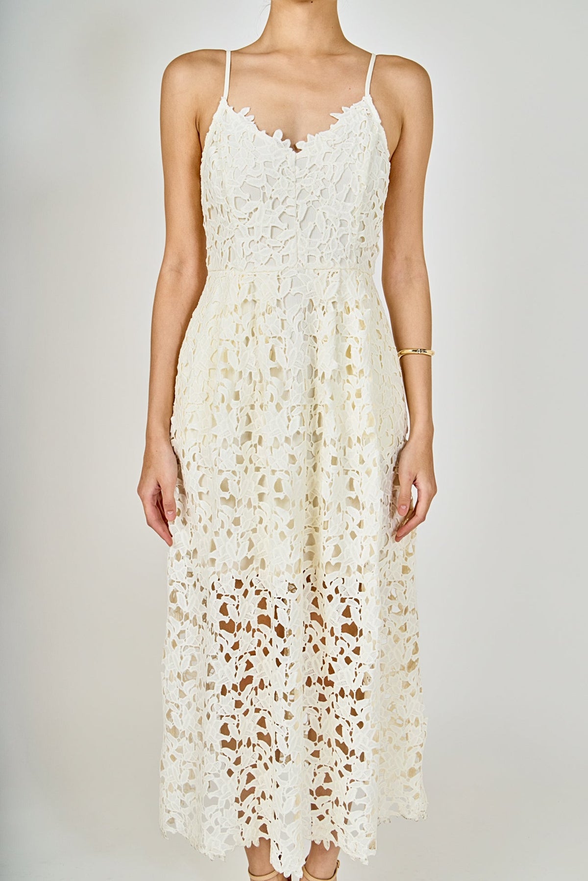 Endless Rose New | Lace Midi Dress