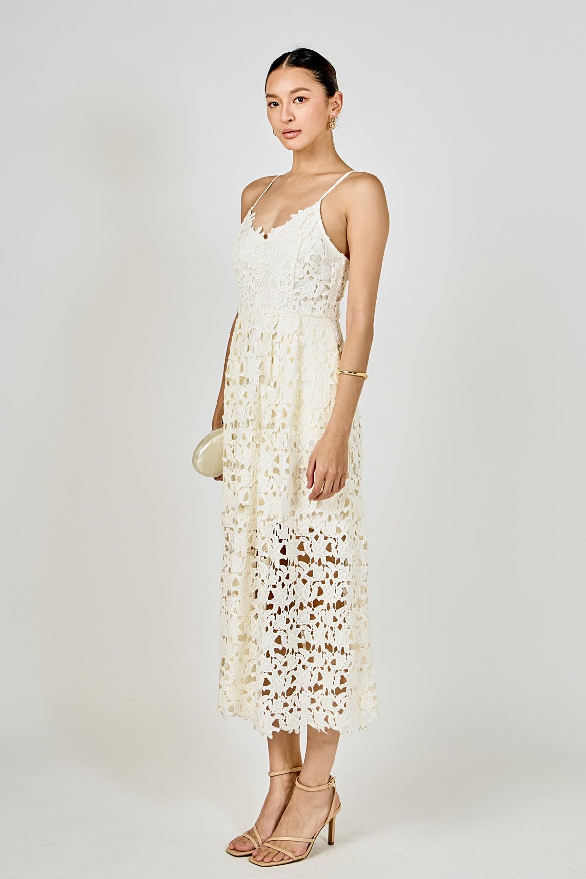 Endless Rose New | Lace Midi Dress