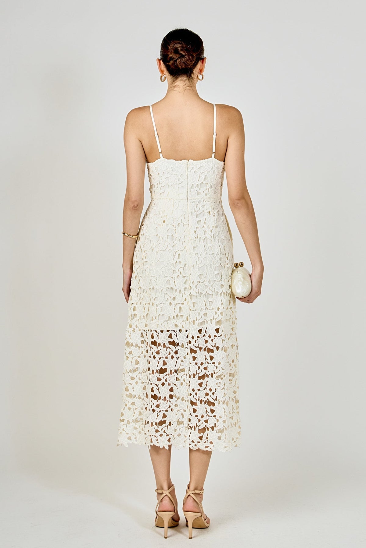 Endless Rose New | Lace Midi Dress