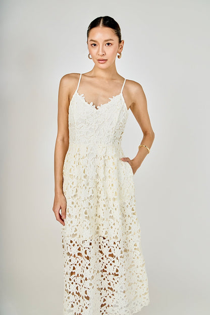 Endless Rose New | Lace Midi Dress