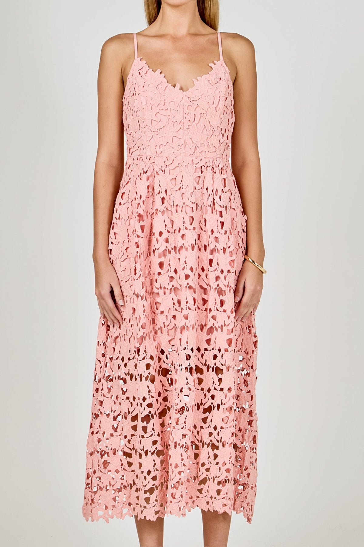 Endless Rose New | Lace Midi Dress