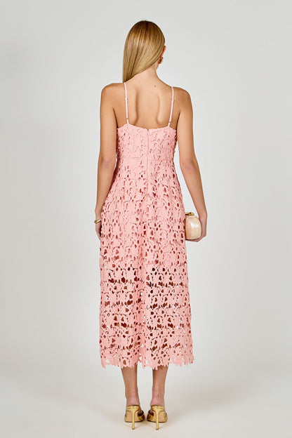 Endless Rose New | Lace Midi Dress