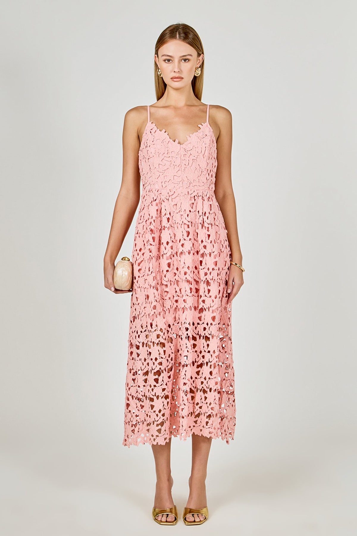 Endless Rose New | Lace Midi Dress