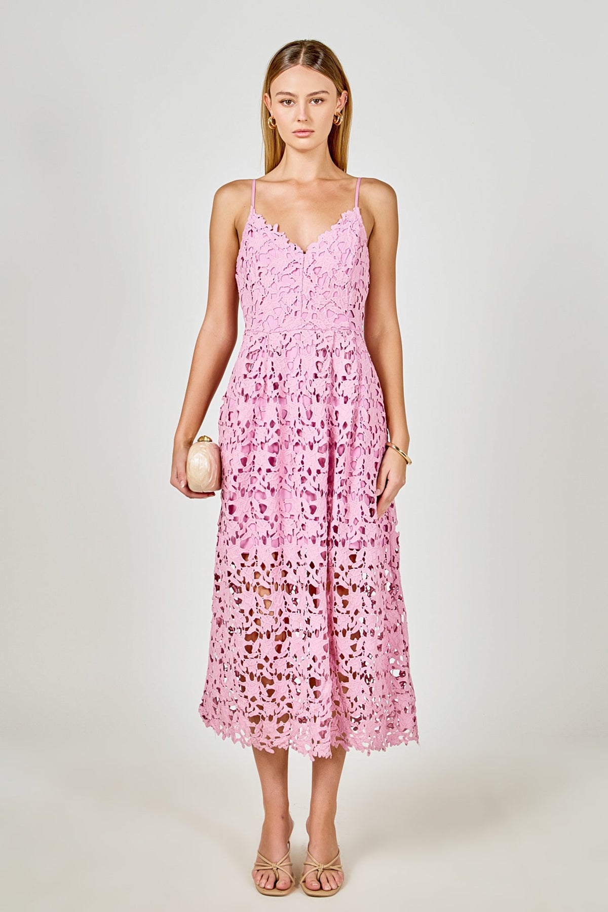 Endless Rose New | Lace Midi Dress