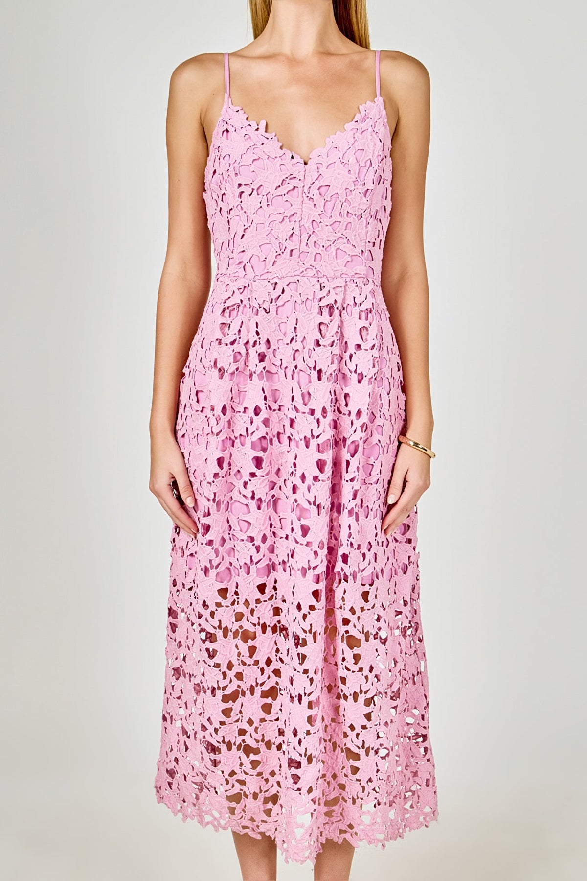 Endless Rose New | Lace Midi Dress