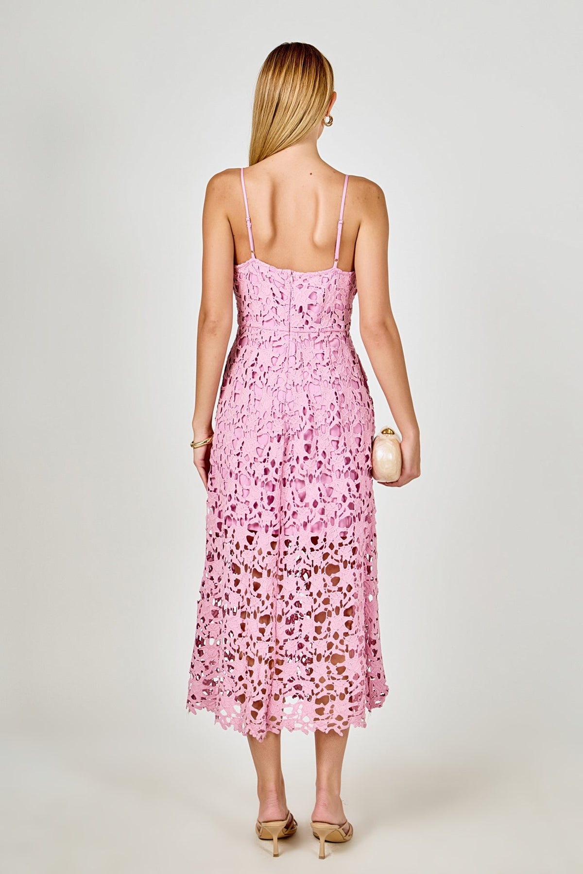 Endless Rose New | Lace Midi Dress