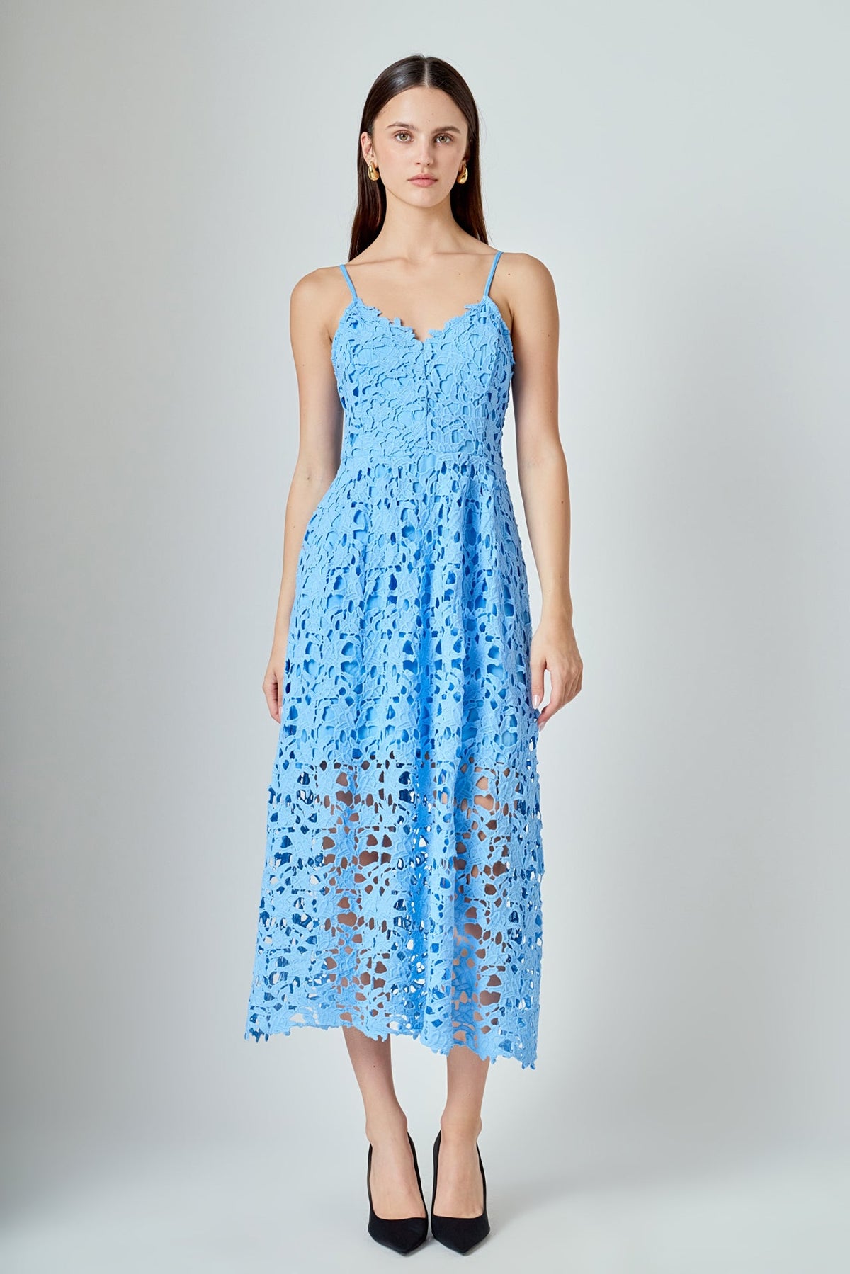 Endless Rose New | Lace Midi Dress