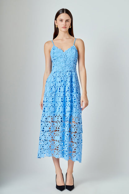 Endless Rose New | Lace Midi Dress