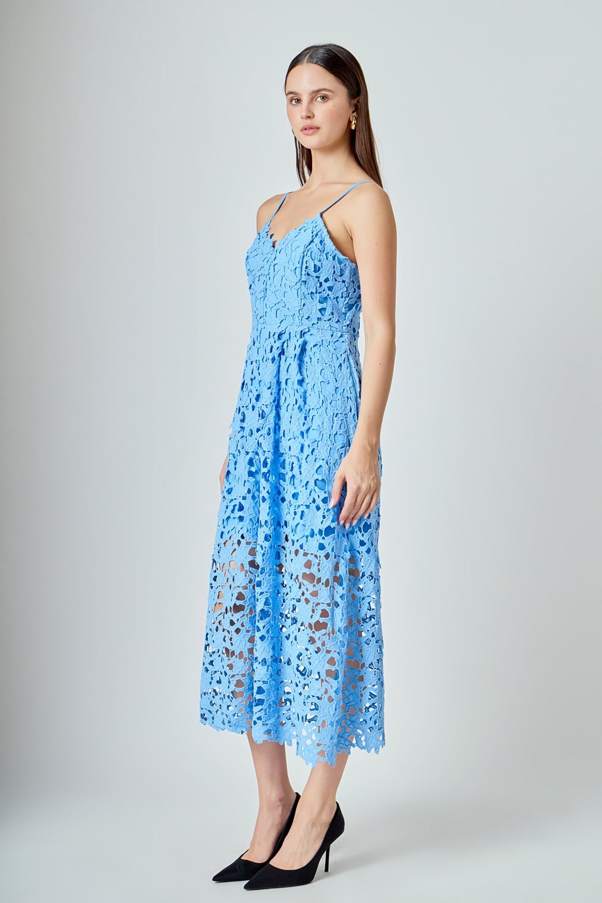 Endless Rose New | Lace Midi Dress