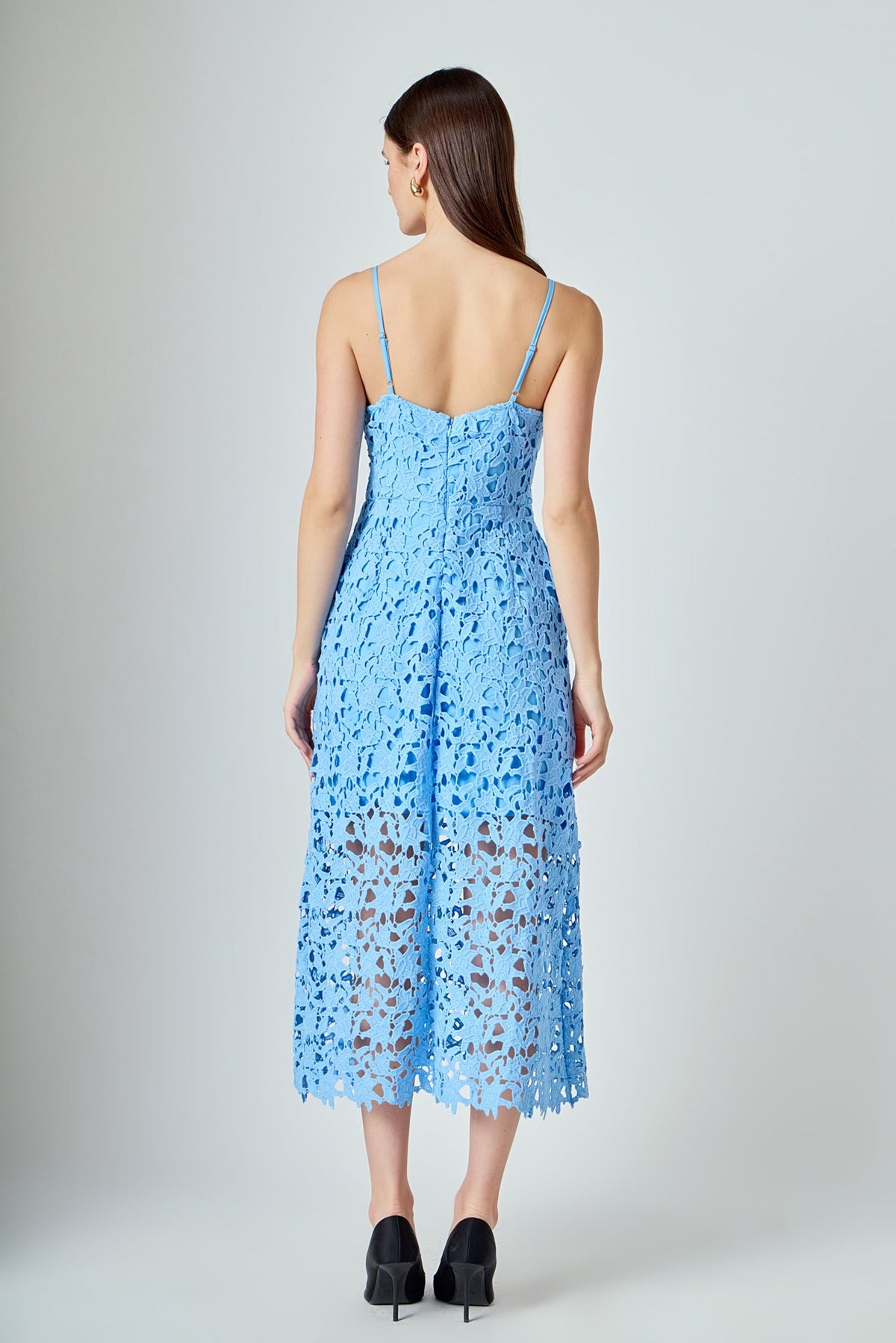 Endless Rose New | Lace Midi Dress