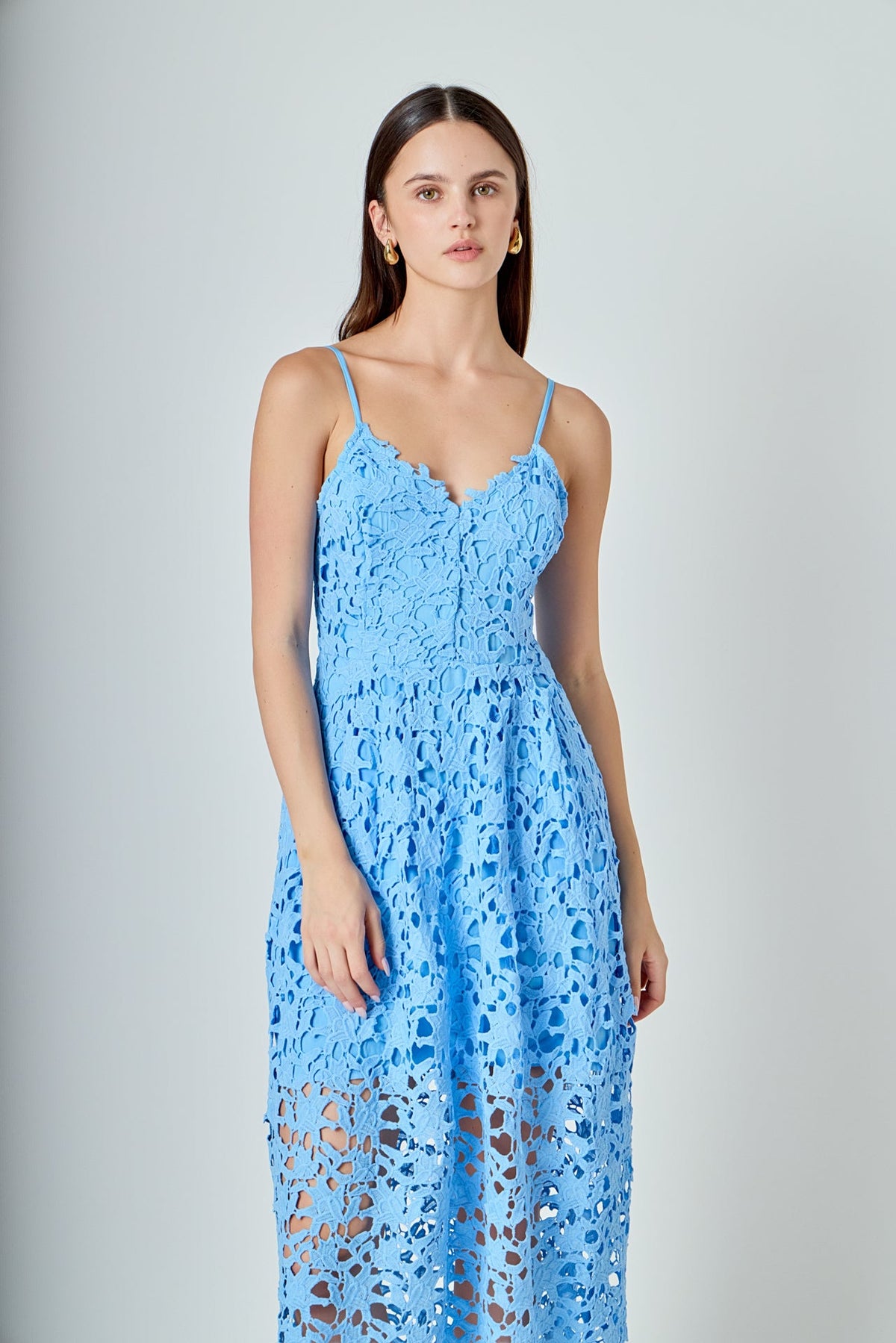 Endless Rose New | Lace Midi Dress