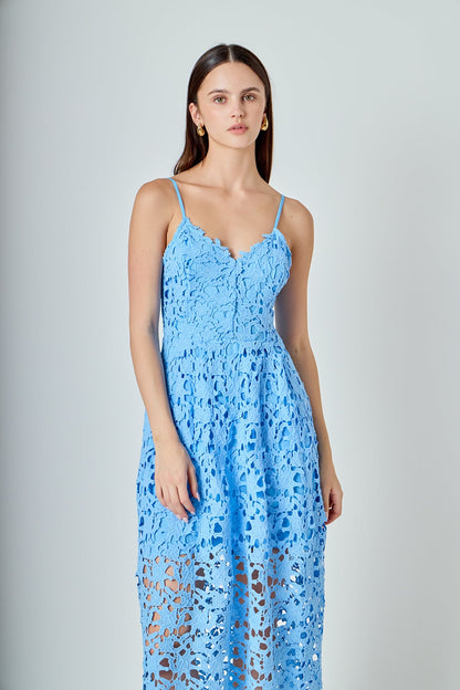Endless Rose New | Lace Midi Dress