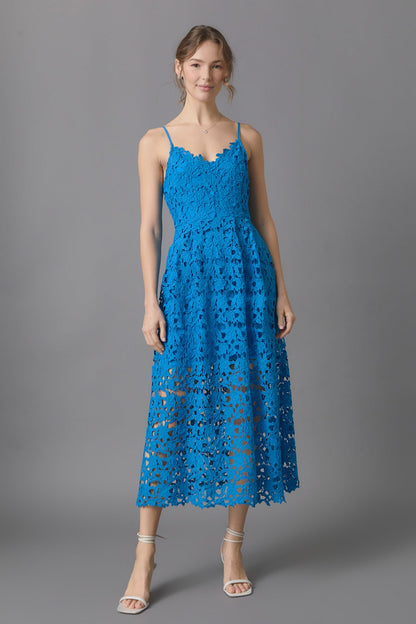 Endless Rose New | Lace Midi Dress