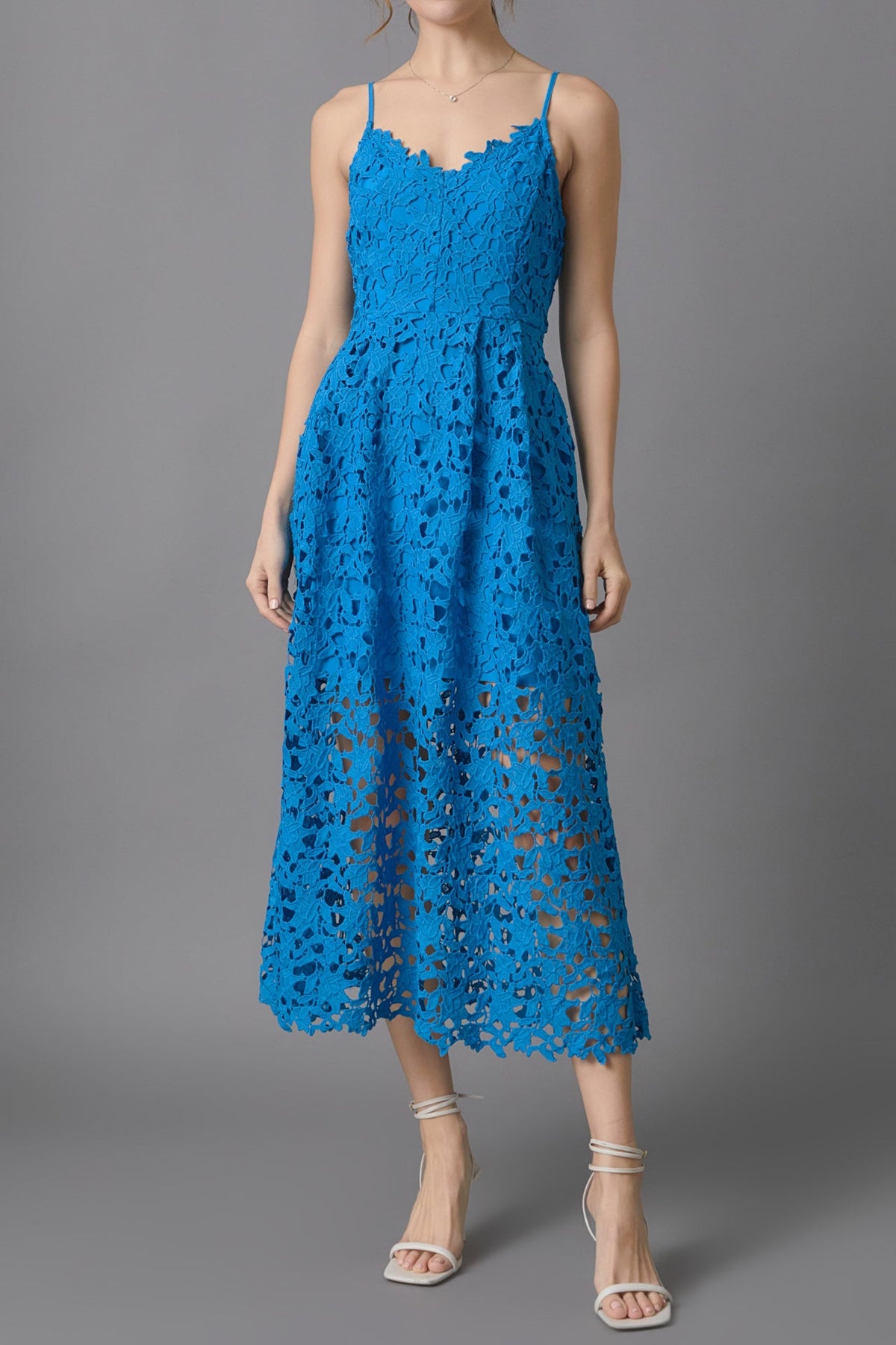 Endless Rose New | Lace Midi Dress
