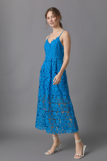 Endless Rose New | Lace Midi Dress