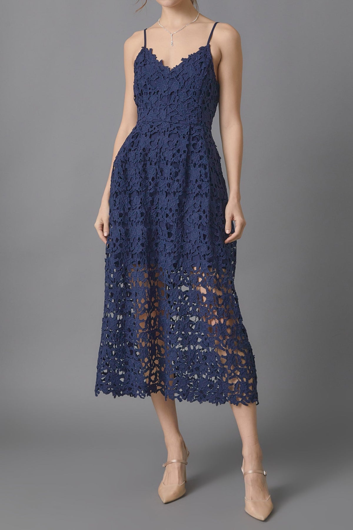 Endless Rose New | Lace Midi Dress