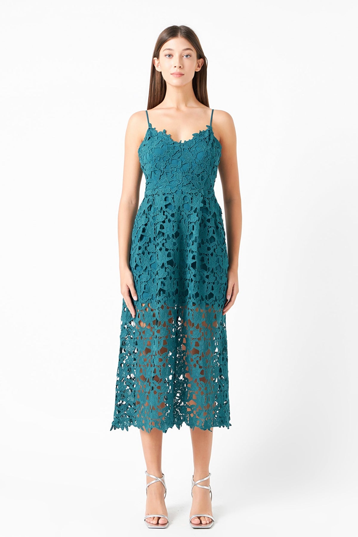 Endless Rose New | Lace Midi Dress