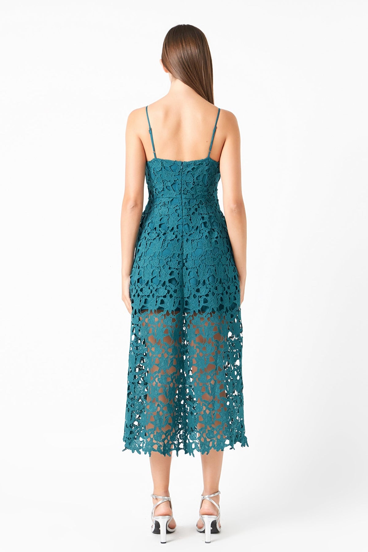 Endless Rose New | Lace Midi Dress