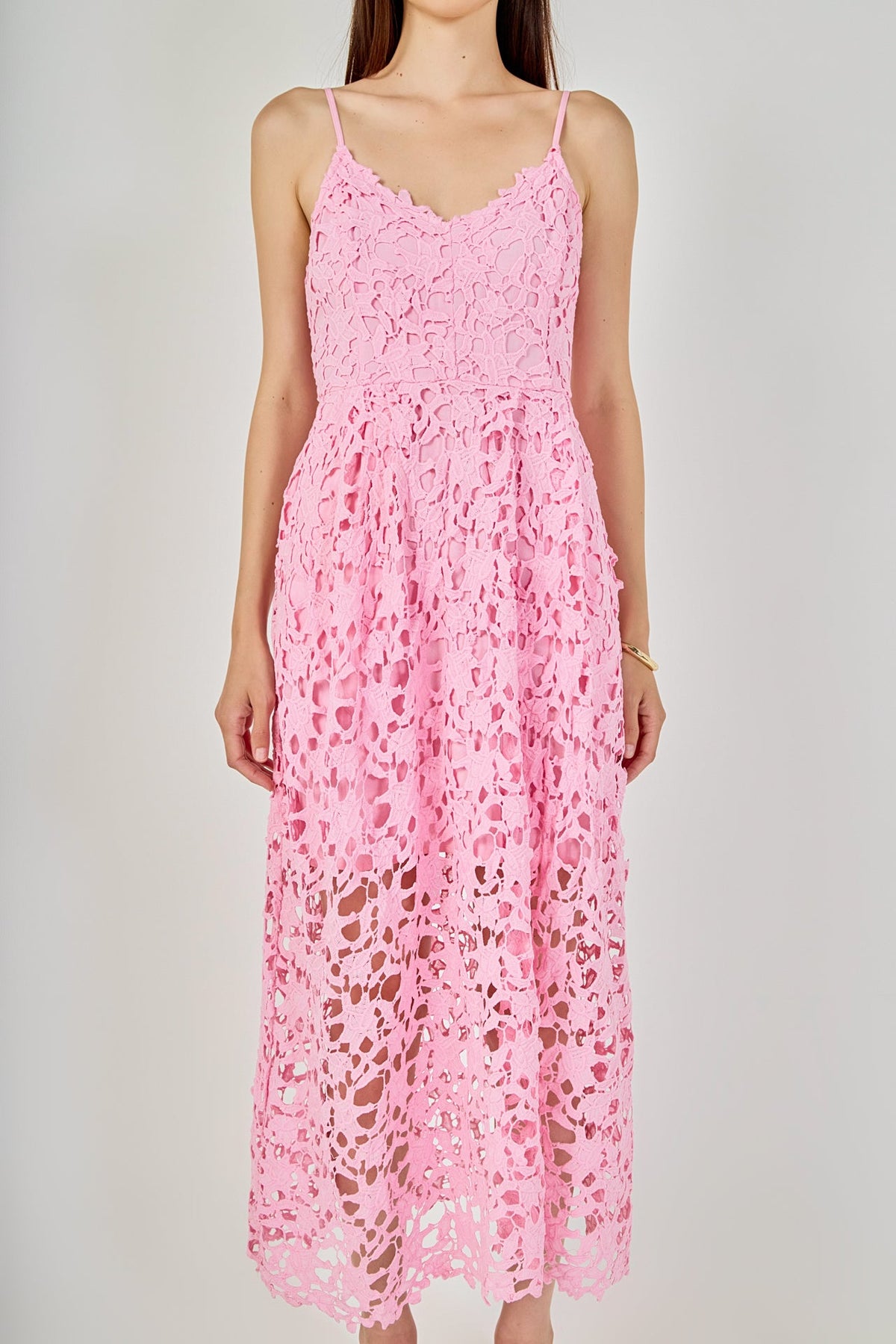 Endless Rose New | Lace Midi Dress