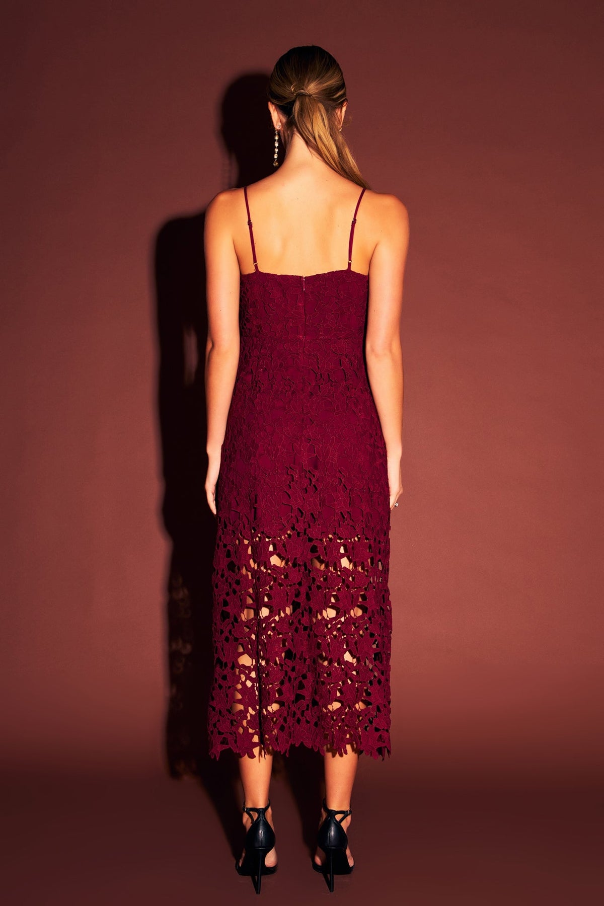 Endless Rose New | Lace Midi Dress