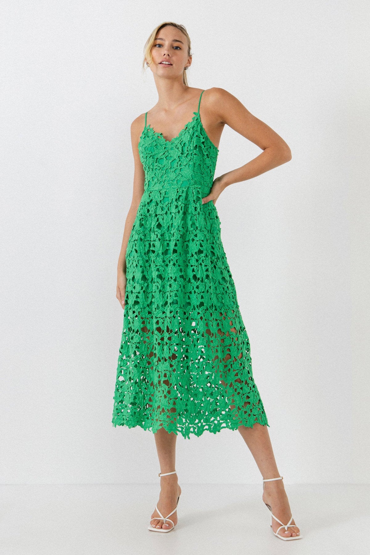 Endless Rose New | Lace Midi Dress