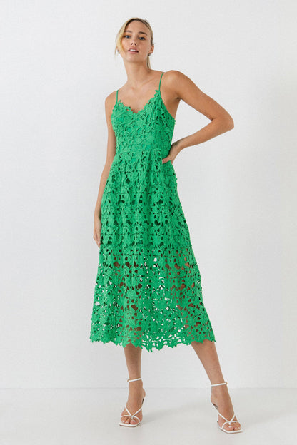 Endless Rose New | Lace Midi Dress