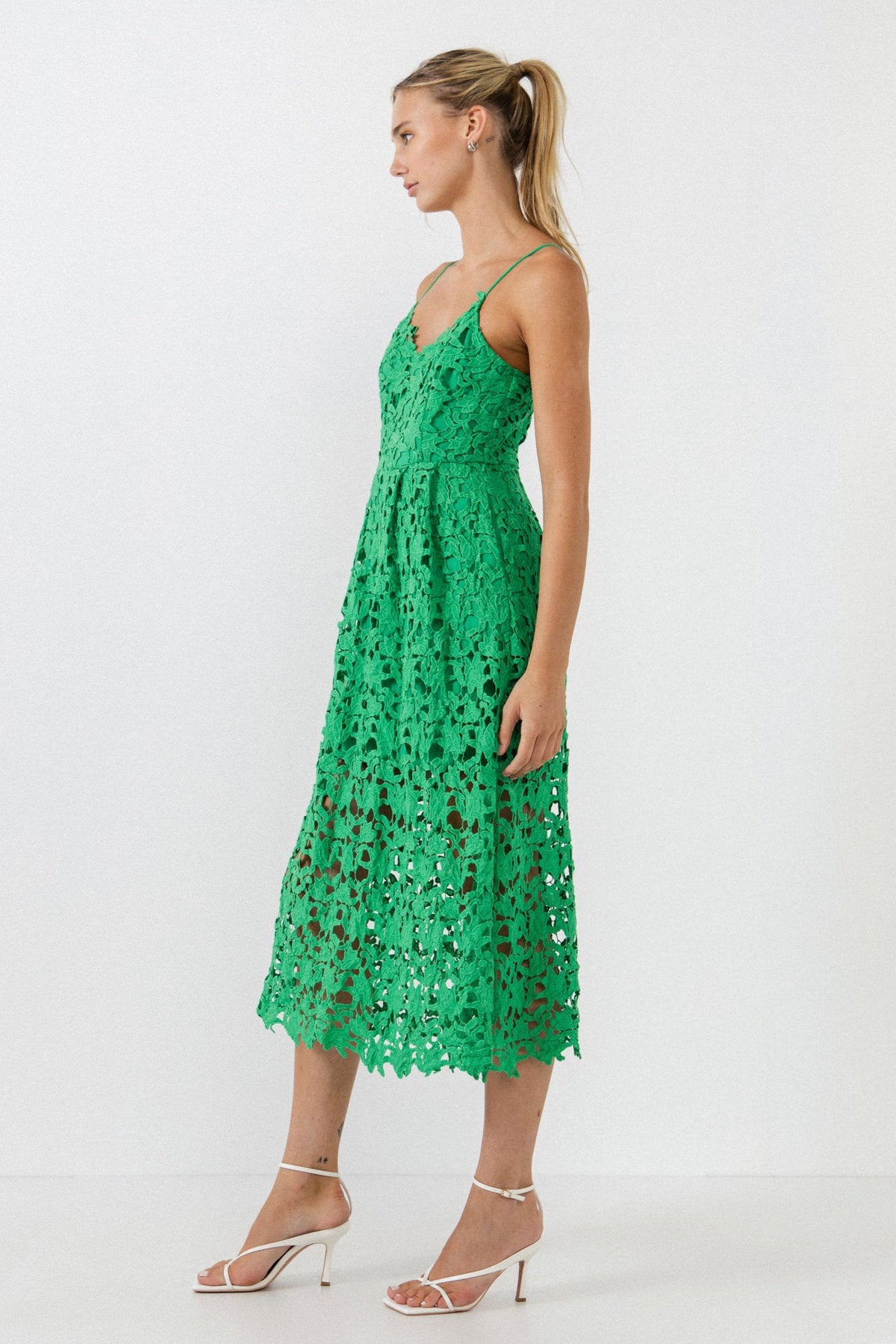 Endless Rose New | Lace Midi Dress