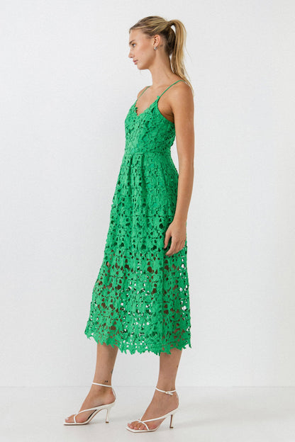 Endless Rose New | Lace Midi Dress