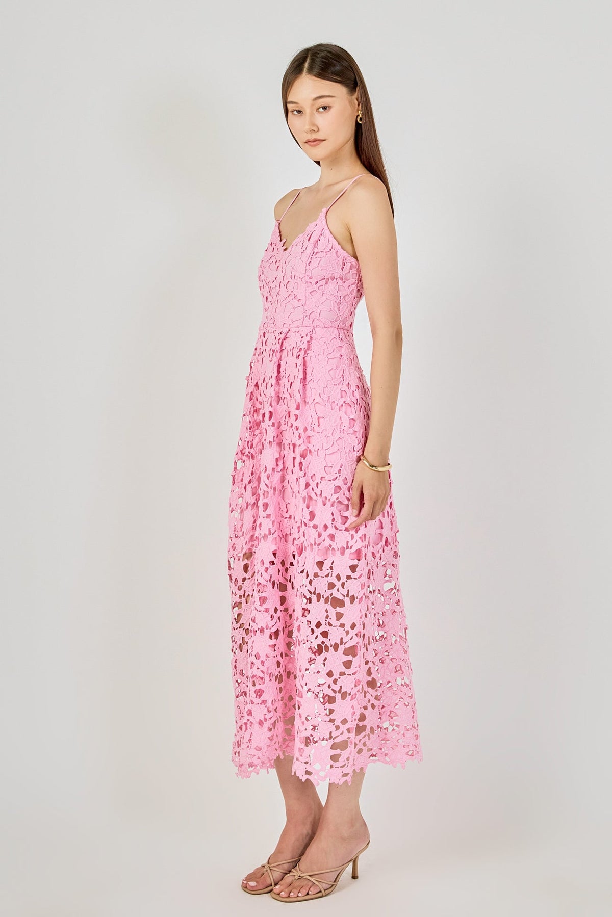 Endless Rose New | Lace Midi Dress