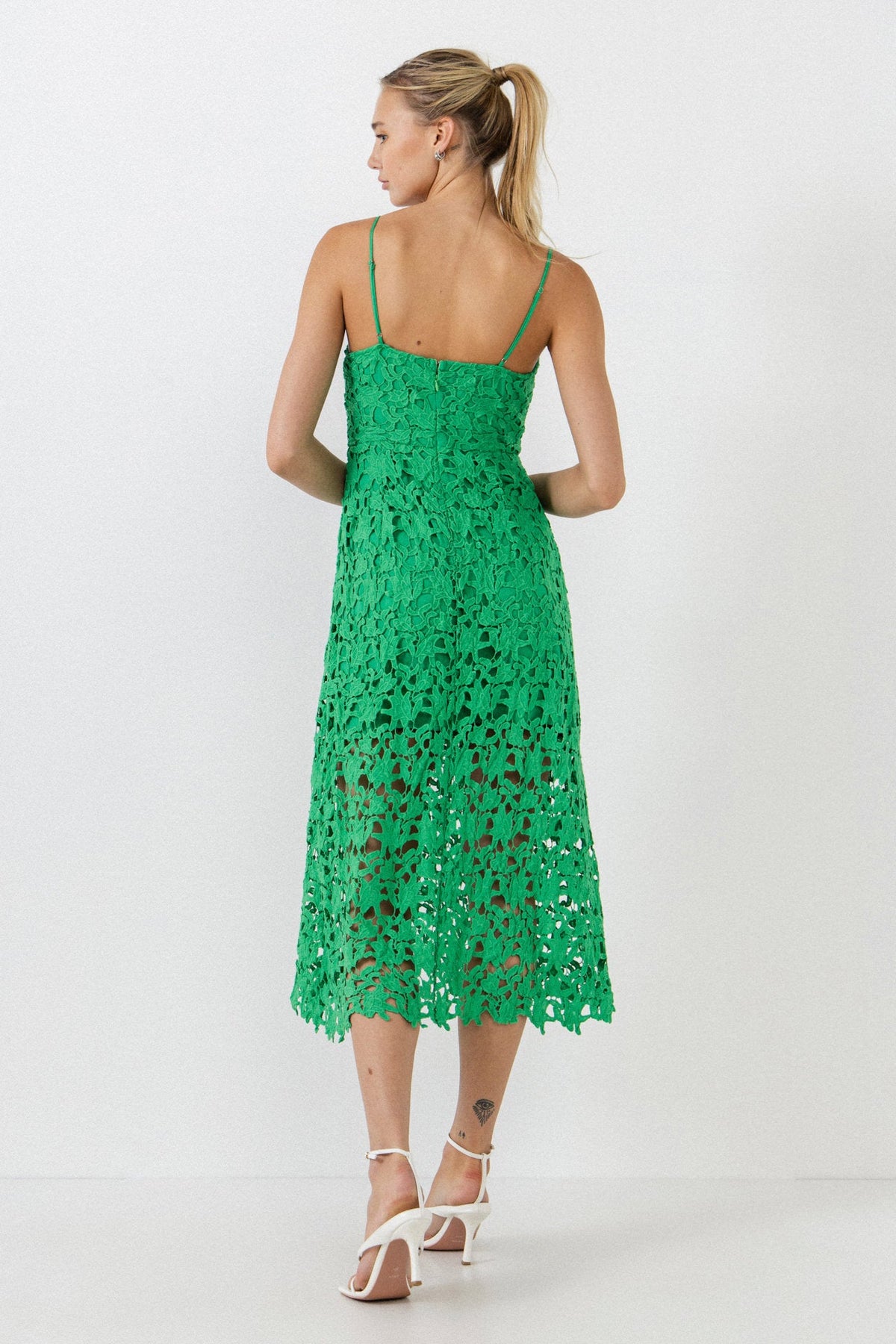 Endless Rose New | Lace Midi Dress