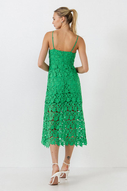 Endless Rose New | Lace Midi Dress
